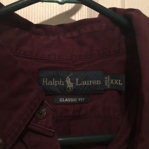 Ralph Lauren Shirts - Men’s Ralph Lauren Burgundy button down shirt Ralph Lauren Shirts - Men’s Ralph Lauren Burgundy button down shirt